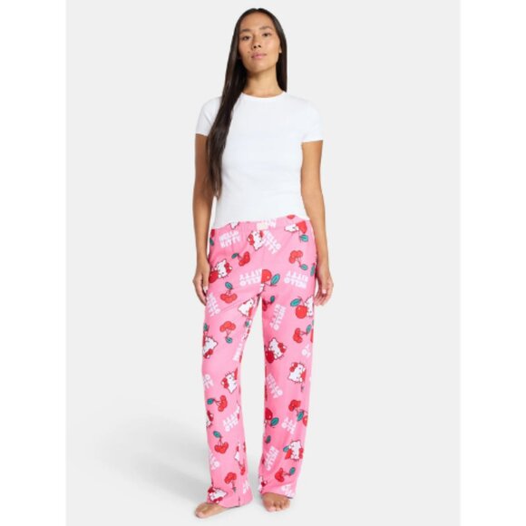Pants - Hello Kitty Women's and Women's Plus Sleep Pants with Pockets, 32" Inseam, Sizes